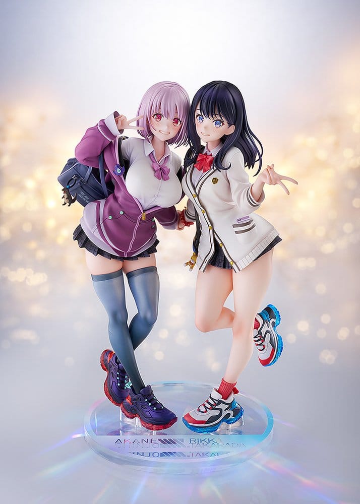 SSSS.GridmanPVC Figurs 1/7 2-Pack Rikka Takarada & Akane Shinjo feat. toridamono 22 cm