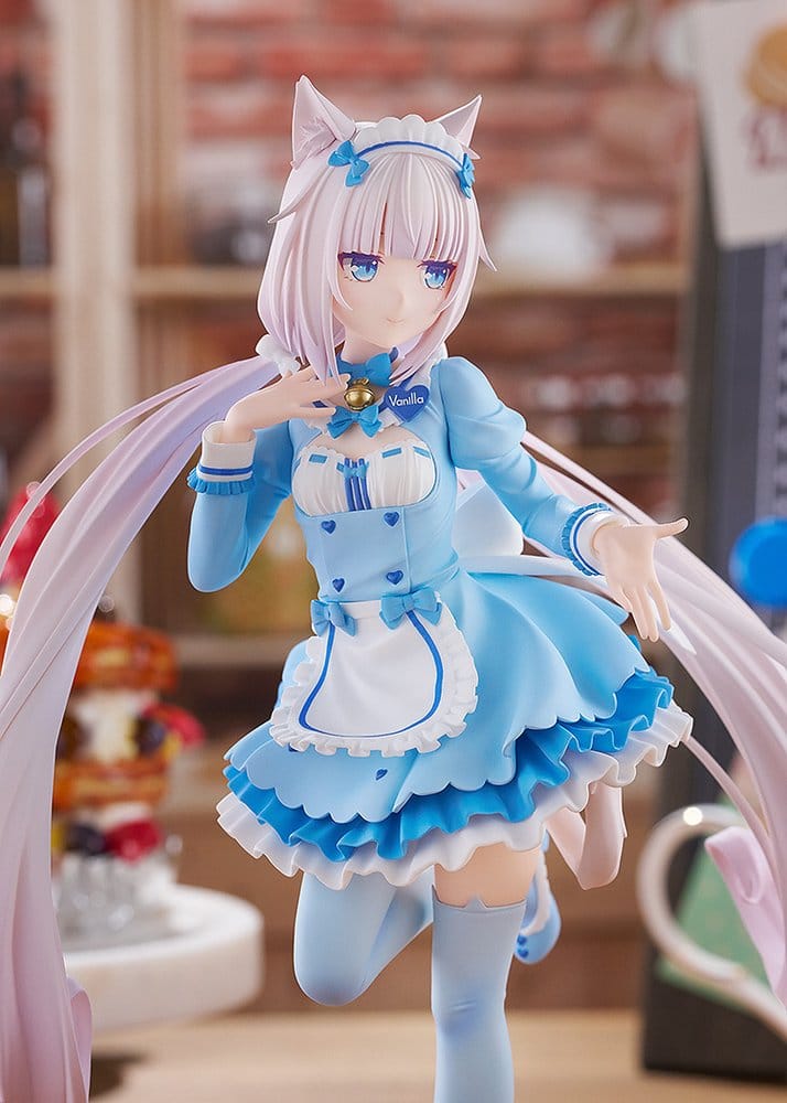 Nekopara Sekai Connect Pop Up Parade PVC Figur Vanilla: Vinterkläder Ver. L Storlek 22 cm