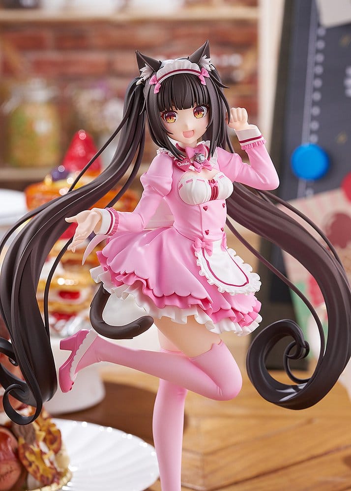 Nekopara Sekai Connect Pop Up Parade PVC Figur Chocola: Vinterkläder Ver. L Storlek 22 cm