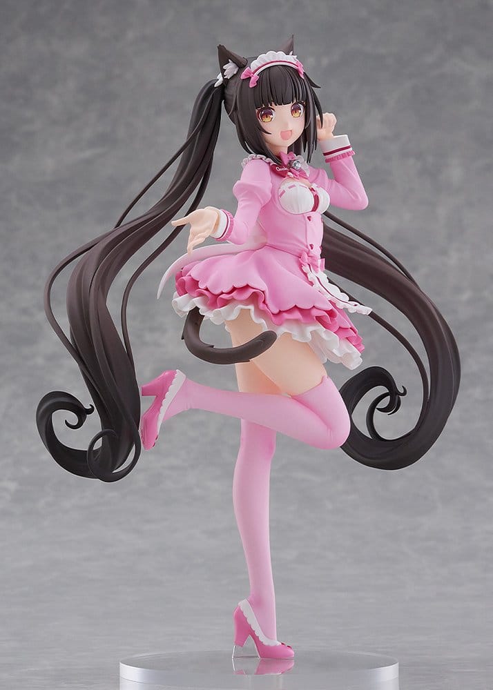 Nekopara Sekai Connect Pop Up Parade PVC Figur Chocola: Vinterkläder Ver. L Storlek 22 cm