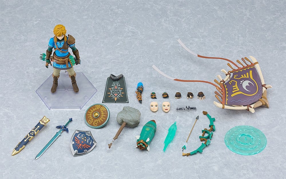 The Legend of Zelda Tårar från Kungariket Figma Actionfigur Link Tårar från Kungariket Ver. DX Edition 15 cm