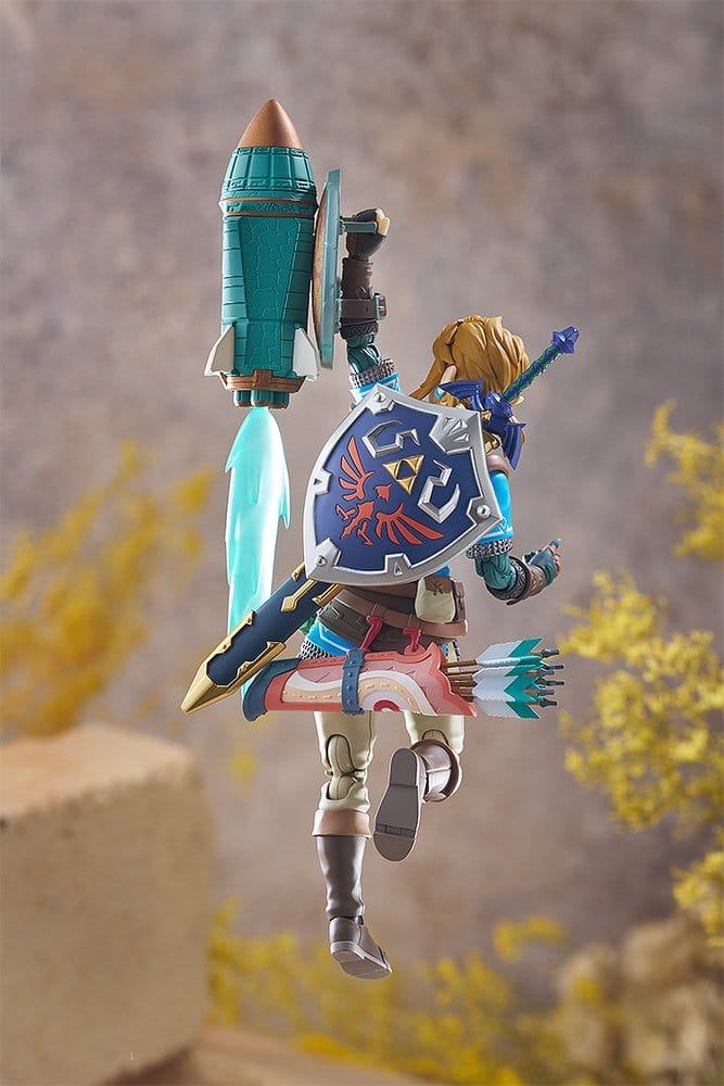 The Legend of Zelda Tårar från Kungariket Figma Actionfigur Link Tårar från Kungariket Ver. DX Edition 15 cm