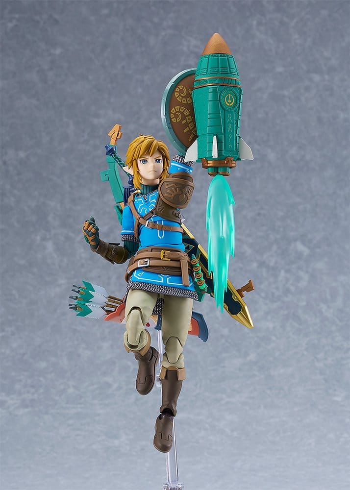 The Legend of Zelda Tårar från Kungariket Figma Actionfigur Link Tårar från Kungariket Ver. DX Edition 15 cm