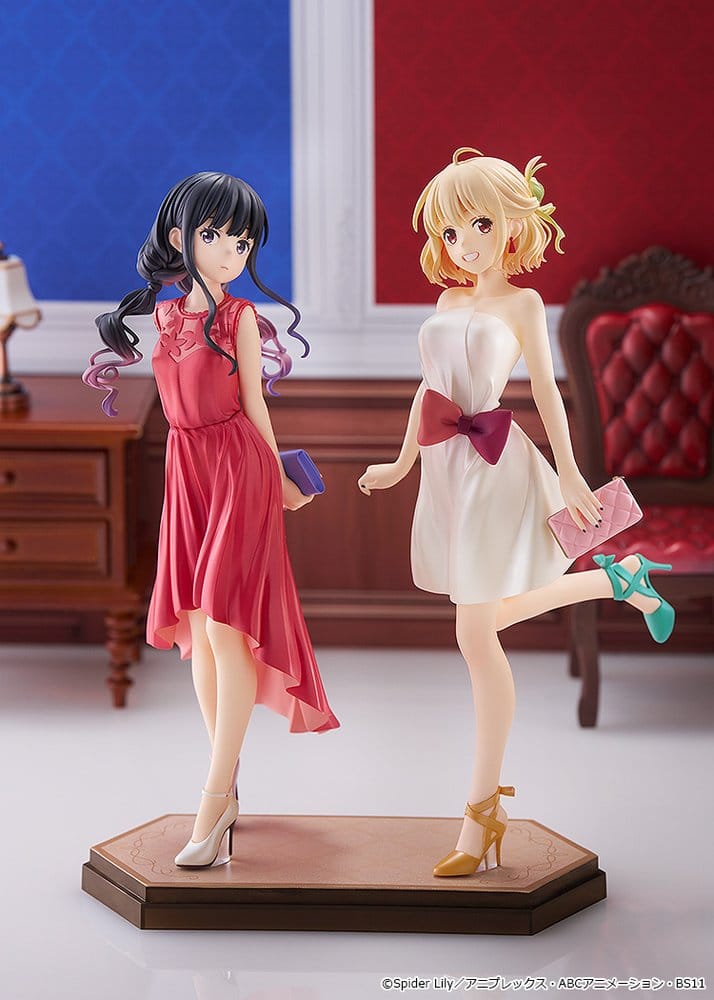 Lycoris Recoil Pop Up Parade PVC Figures 2-Pack Chisato Nishikigi & Takina Inoue: After Party! Ver. L Size