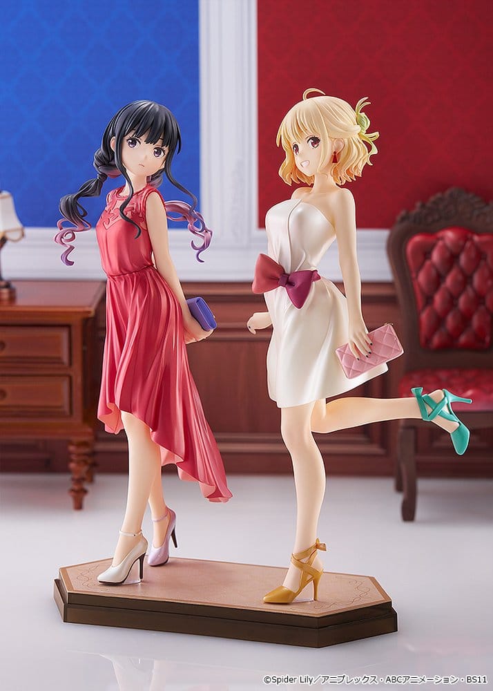 Lycoris Recoil Pop Up Parade PVC-figurer 2-pack Chisato Nishikigi & Takina Inoue: After Party! Ver. L-storlek