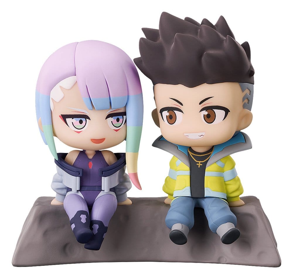 Cyberpunk: Edgerunners Qset+ PVC Figures 2-Pack David & Lucy 8 cm