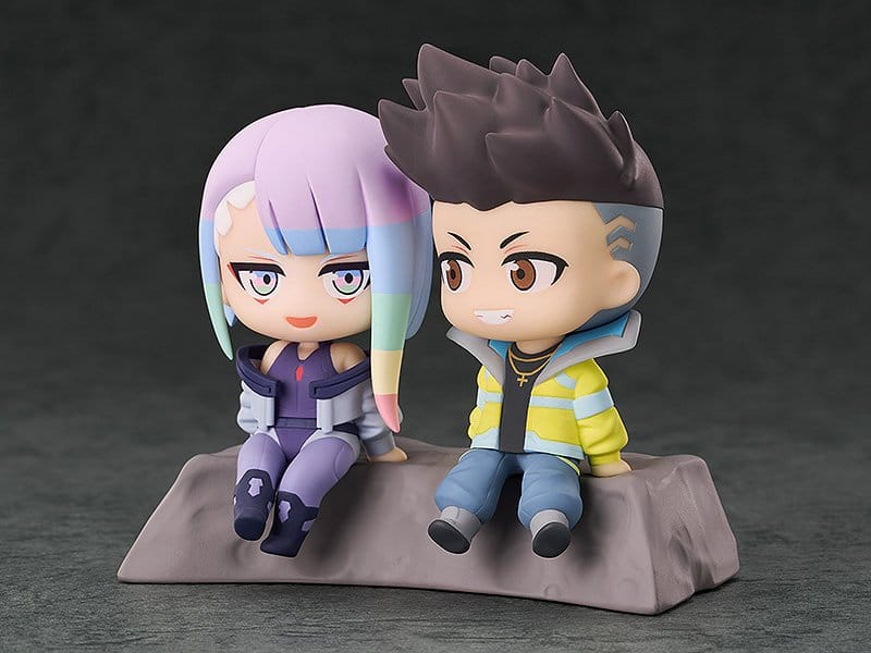 Cyberpunk: Edgerunners Qset+ PVC Figures 2-Pack David & Lucy 8 cm