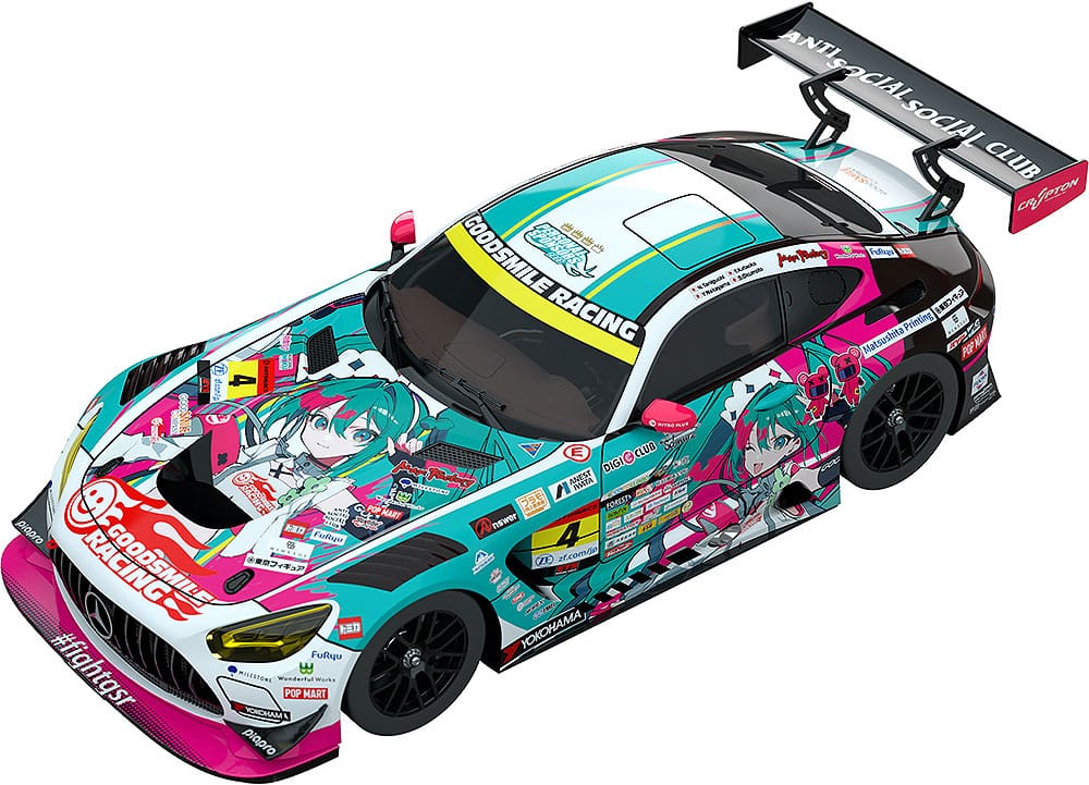 Hatsune Miku GT Projektfordon 1/18 Hatsune Miku AMG 2025 Säsongsöppningsver. 26 cm