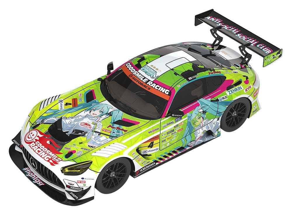 Hatsune Miku GT Project Fordon 1/64 Hatsune Miku AMG 2022 Säsongsöppningsversion, 7 cm