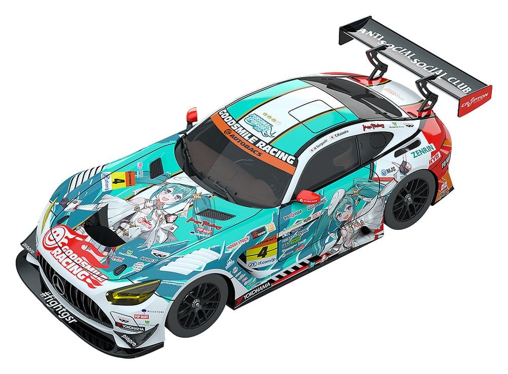Hatsune Miku GT Project Fordonsmodell 1/64 AMG Säsongsöppning 2023, 7 cm