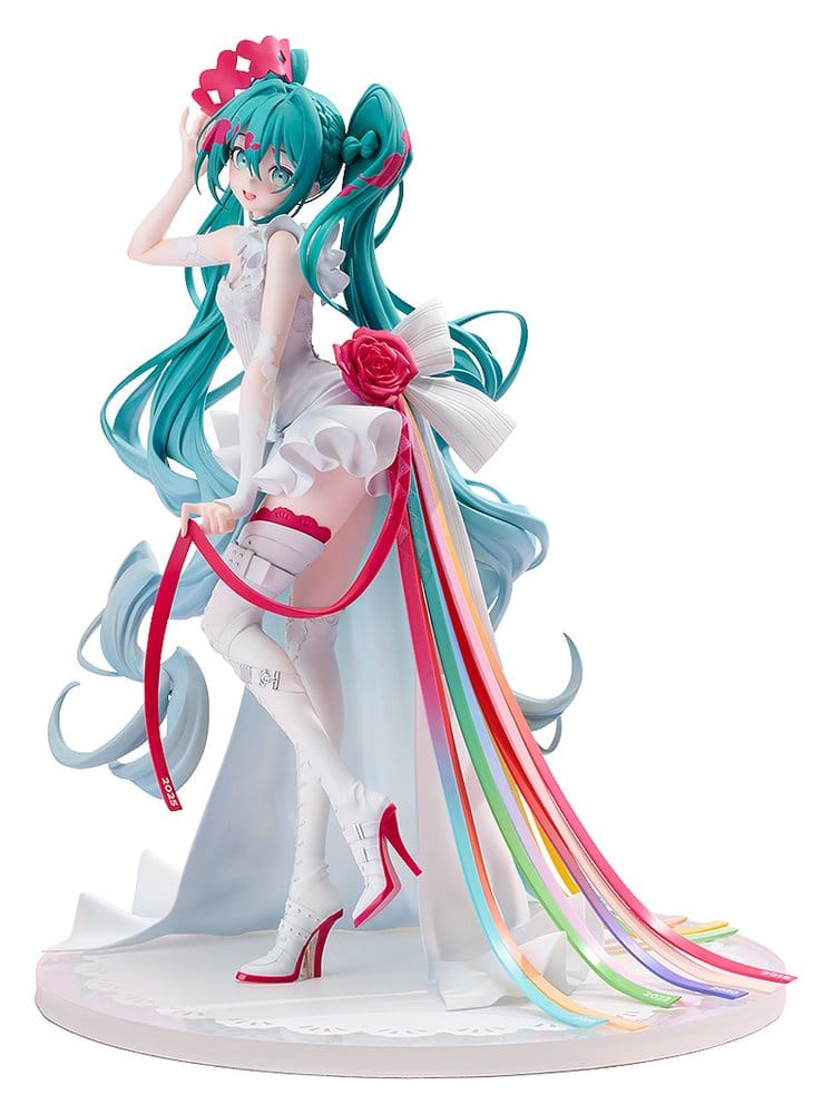 Hatsune Miku GT Project G.S. Collection PVC-figur 1/7 Racing Miku 15th "Rhapsody" 2010-2025 27 cm