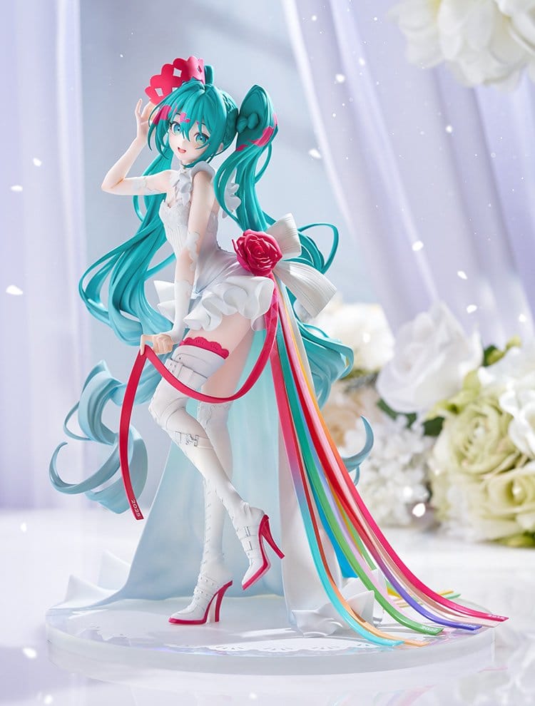 Hatsune Miku GT Project G.S. Collection PVC-figur 1/7 Racing Miku 15th "Rhapsody" 2010-2025 27 cm