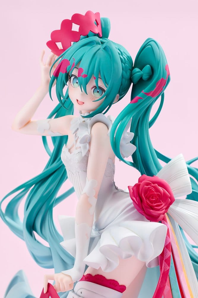 Hatsune Miku GT Project G.S. Collection PVC-figur 1/7 Racing Miku 15th "Rhapsody" 2010-2025 27 cm