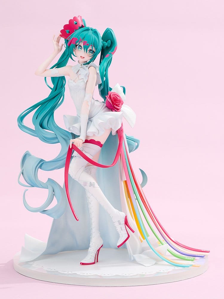 Hatsune Miku GT Project G.S. Collection PVC-figur 1/7 Racing Miku 15th "Rhapsody" 2010-2025 27 cm
