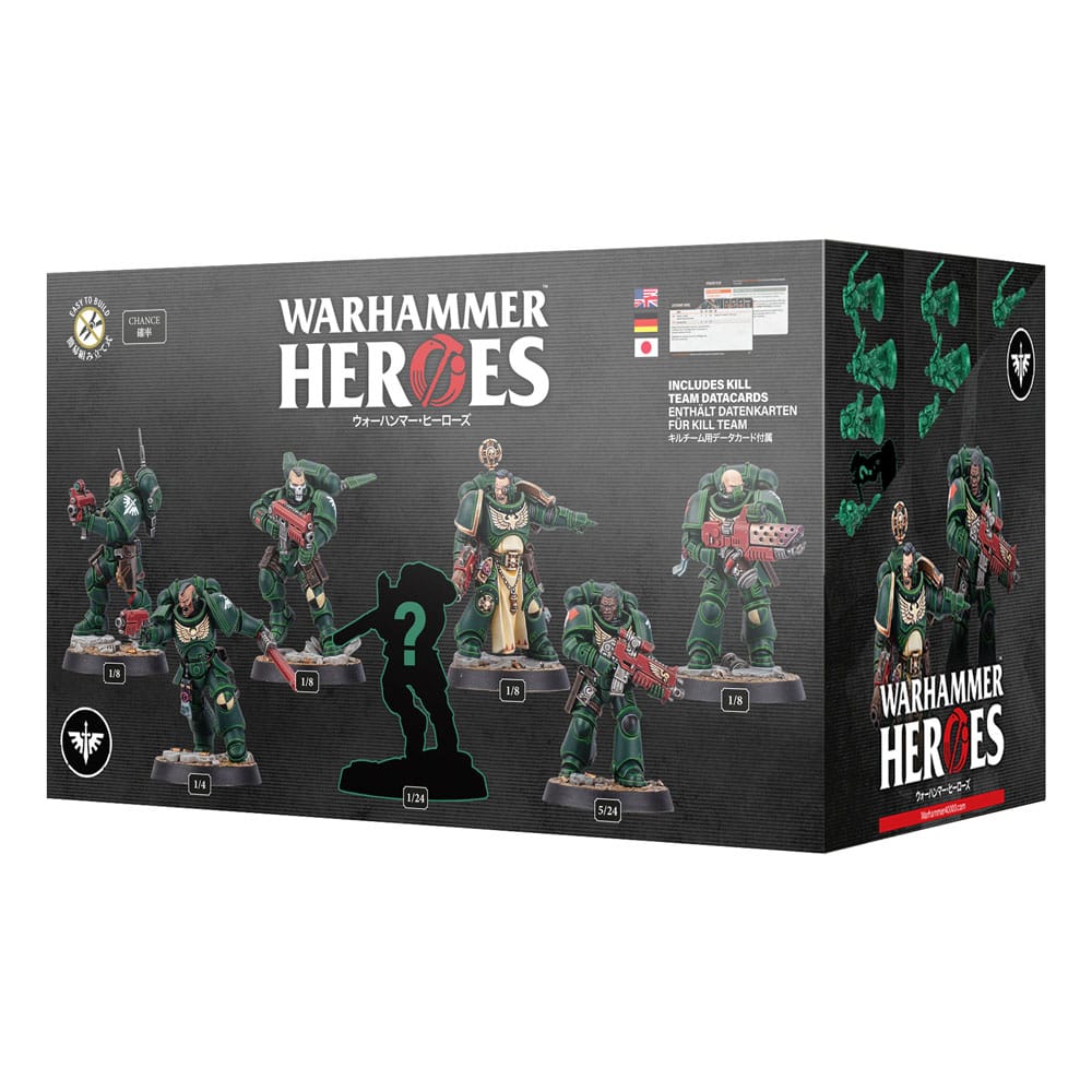 Warhammer Heroes Miniatures Dark Angels Display (8) Games Workshop