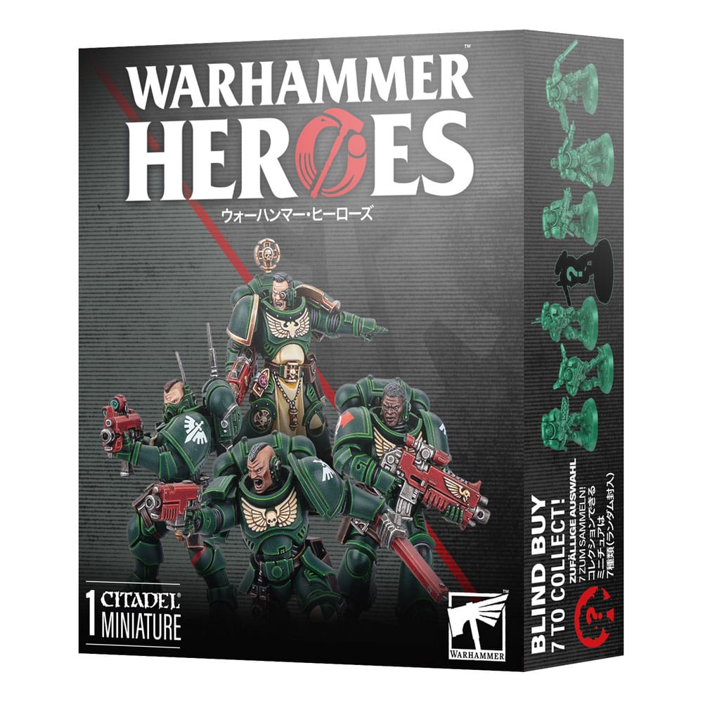 Warhammer Heroes Miniatures Dark Angels Display (8) Games Workshop