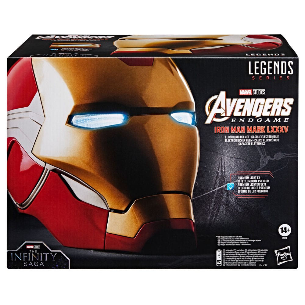 Avengers: Endgame Marvel Legends Iron Man Mark LXXXV Helmet Hasbro
