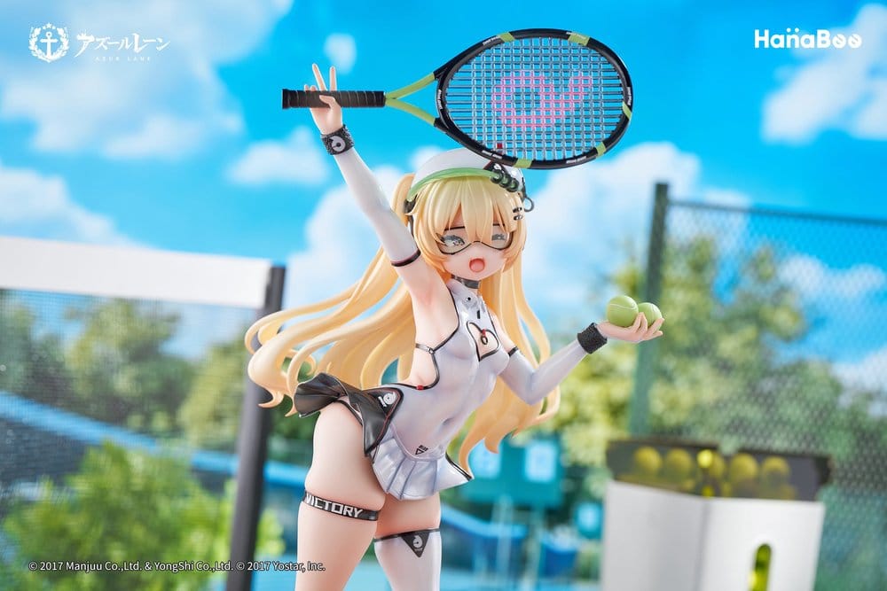 Azur Lane PVC-figur i skala 1/6 Bache: Showy Sports Star, cirka 27 cm hög