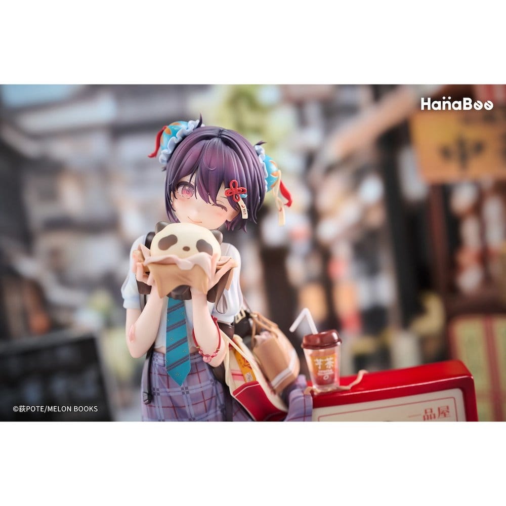 Original Character PVC Figure 1/6 Panda Nikuman-chan Illustrated by Ogipote 26 cm