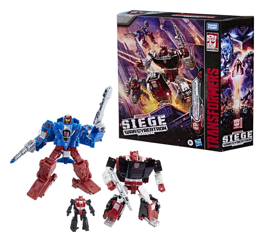 Transformers Generations War for Cybertron: Siege Action Figur 3-Pack Autobot Alphastrike Counterforce Hasbro