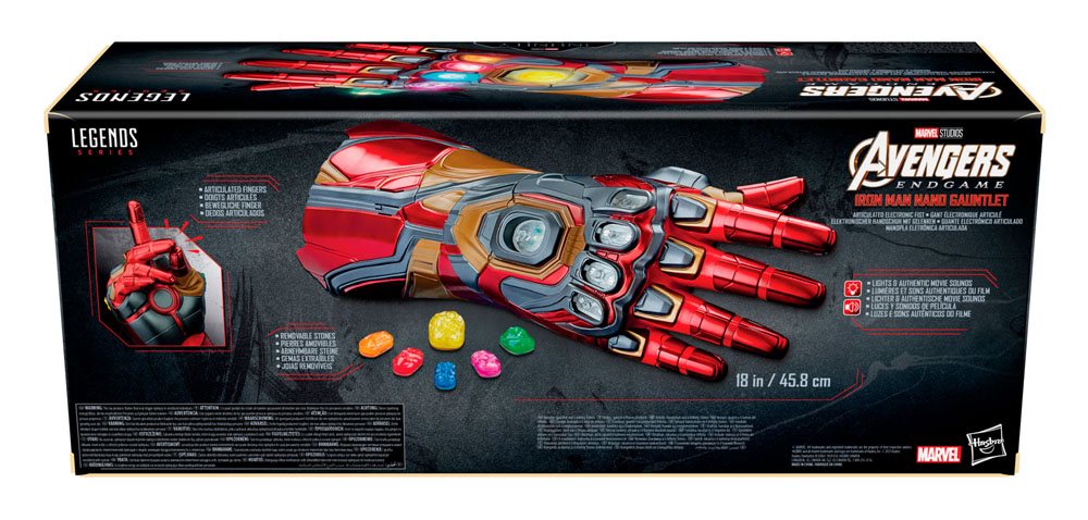 Marvel Legends Series Elektroniska Iron Man Nano Gauntlet Hasbro