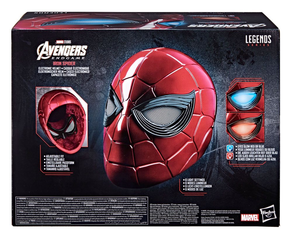 Avengers: Endgame Marvel Legends Series Elektronisk Hjälm Iron Spider