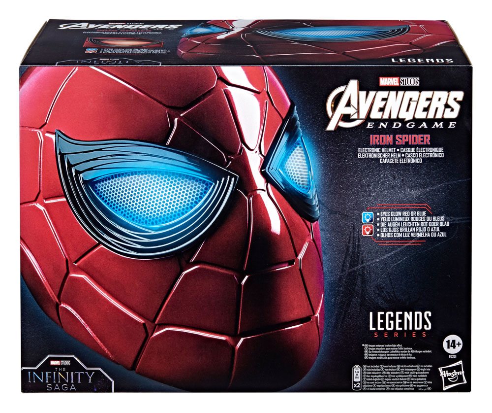Avengers: Endgame Marvel Legends Series Elektronisk Hjälm Iron Spider
