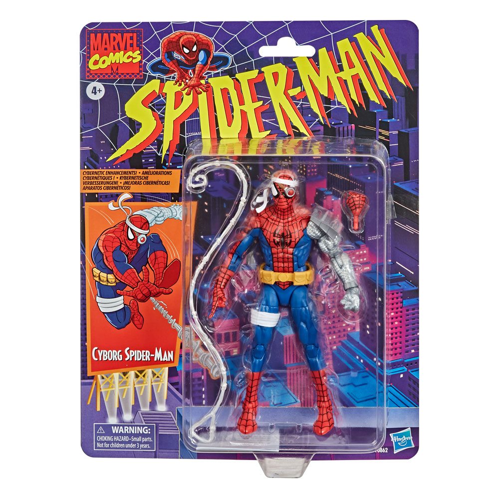 Spider-Man Marvel Retro Collection Action Figur Cyborg Spider-Man 15 cm Hasbro