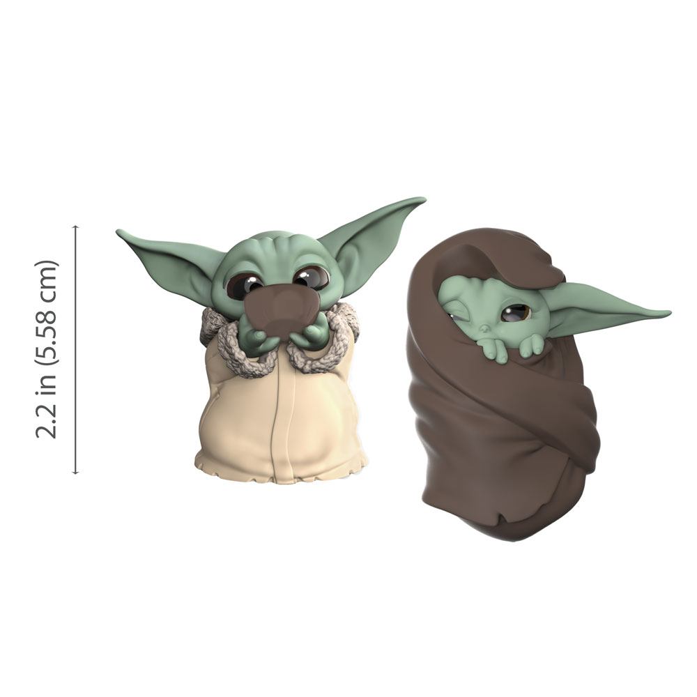 Star Wars Mandalorian Belöningssamling Figur 2-Pack: The Child Sipping Soup & Blanket-Wrapped Hasbro