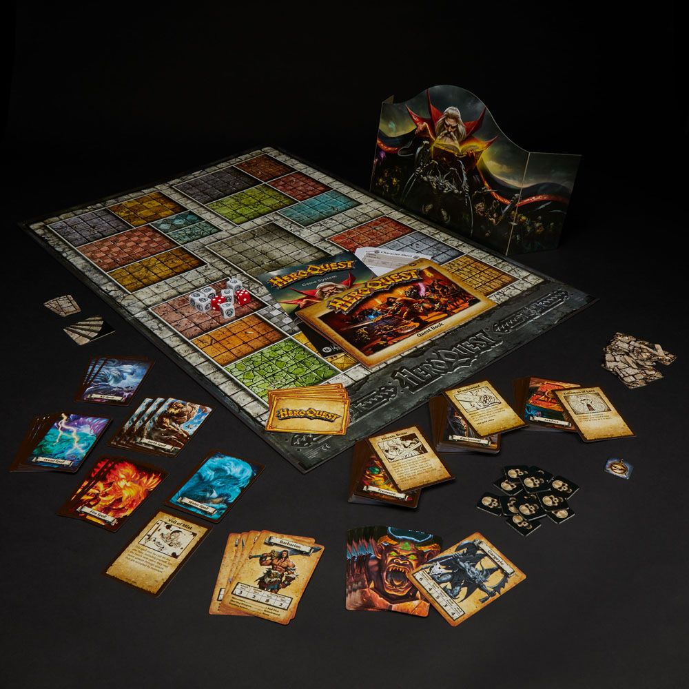 HeroQuest Brädspel Spelsystem engelska