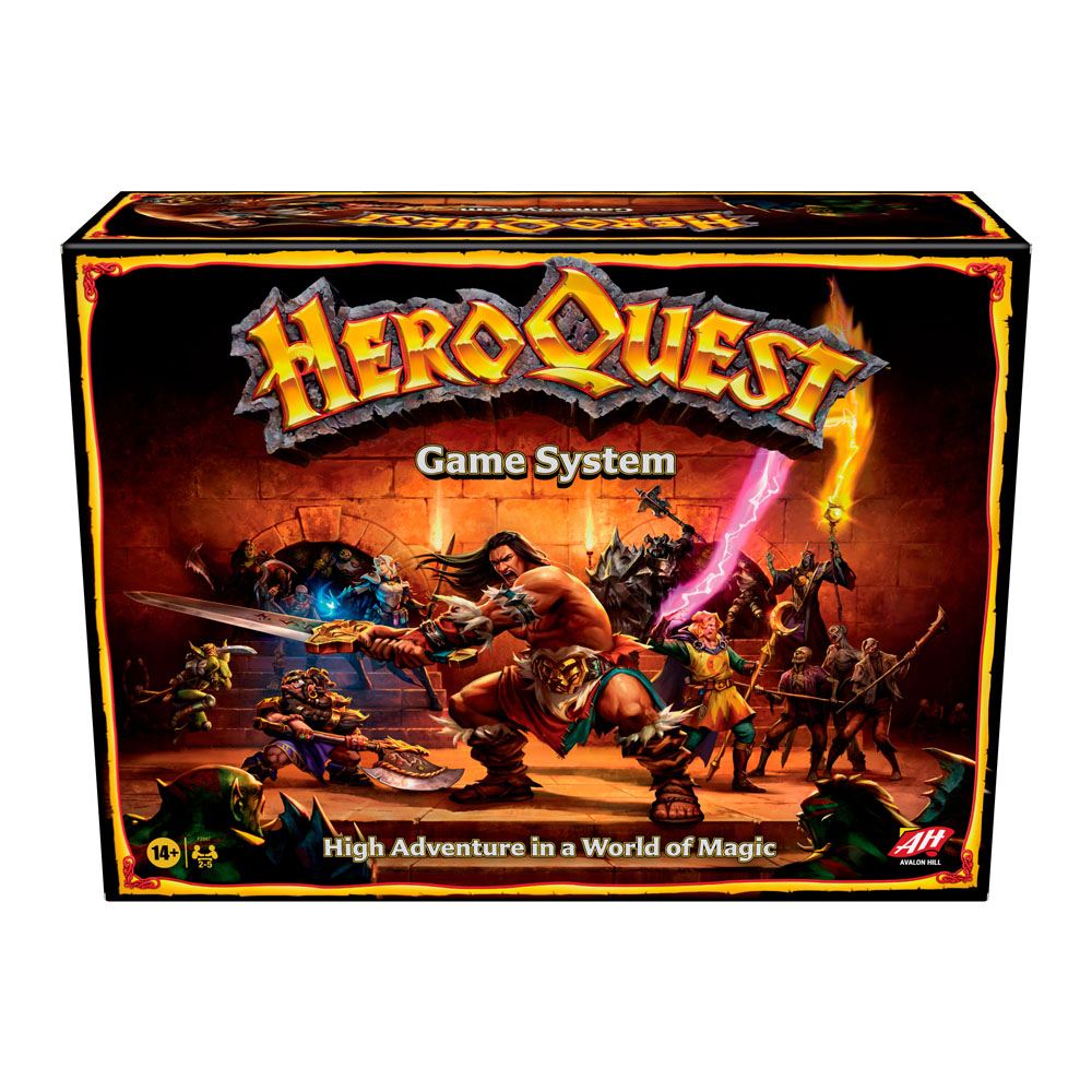 HeroQuest Brädspel Spelsystem engelska