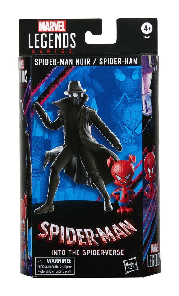 Spider-Man: Into the Spider-Verse Marvel Legends Action Figur 2-Pack 2022 Spider-Man Noir & Spider-Ham 15 cm Hasbro