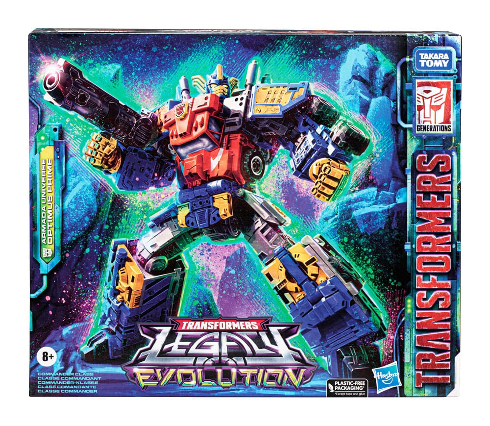 Transformers Generations Legacy Evolution Commander Class Action Figur Armada Universe Optimus Prime 19 cm