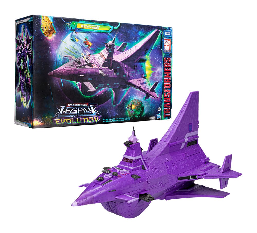 Transformers Generations Legacy Evolution Titan Class actionfigur Decepticon Nemesis 60 cm