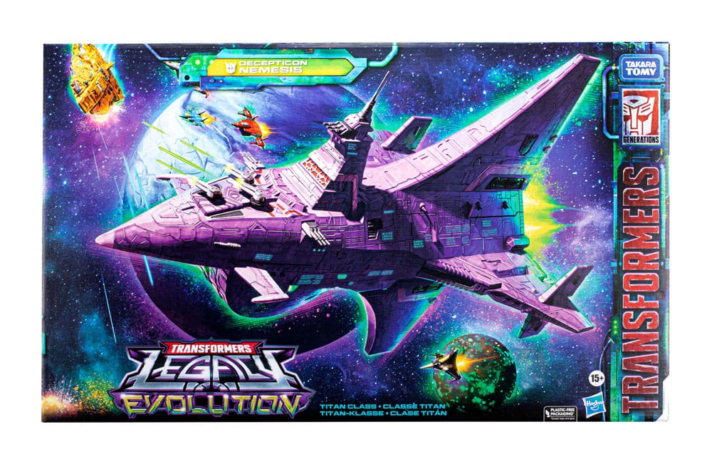 Transformers Generations Legacy Evolution Titan Class actionfigur Decepticon Nemesis 60 cm