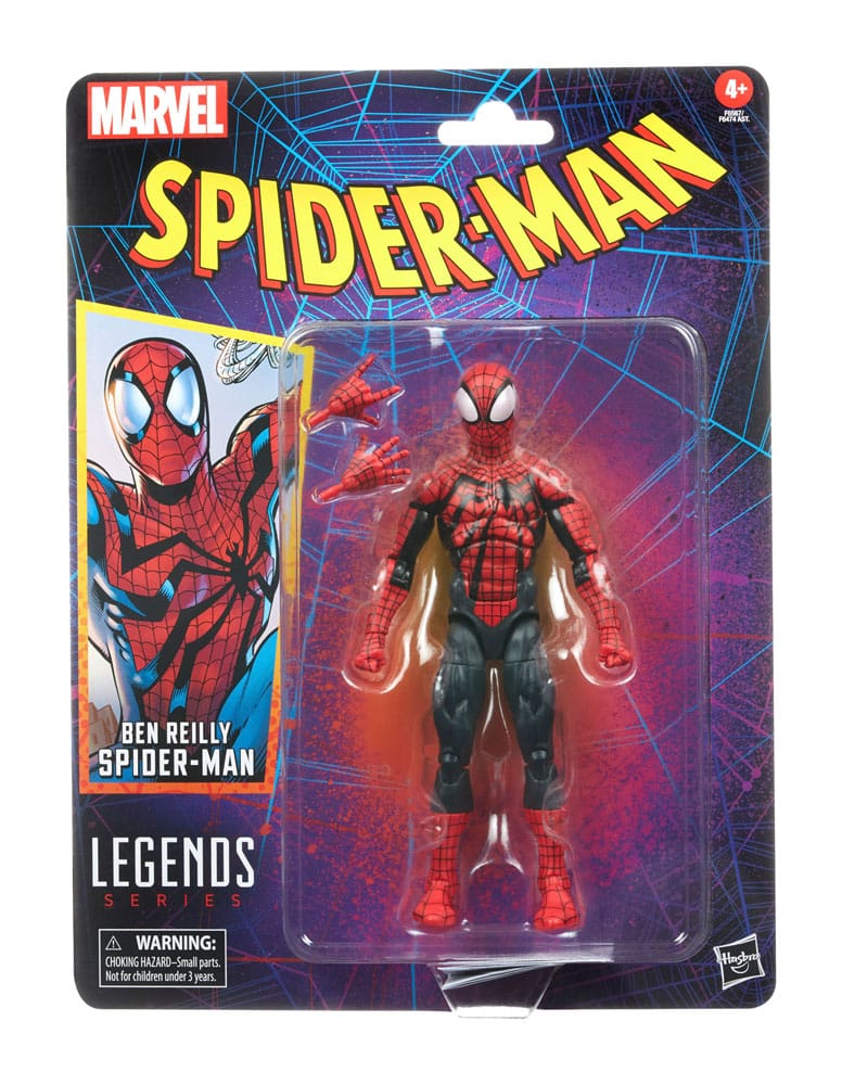 Spider-Man Marvel Legends Retro Collection Actionfigur Ben Reilly Spider-Man 15 cm Hasbro