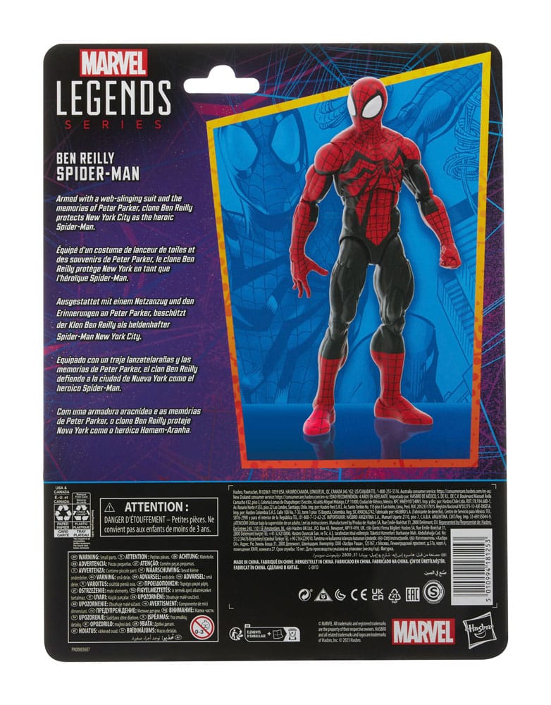 Spider-Man Marvel Legends Retro Collection Actionfigur Ben Reilly Spider-Man 15 cm Hasbro