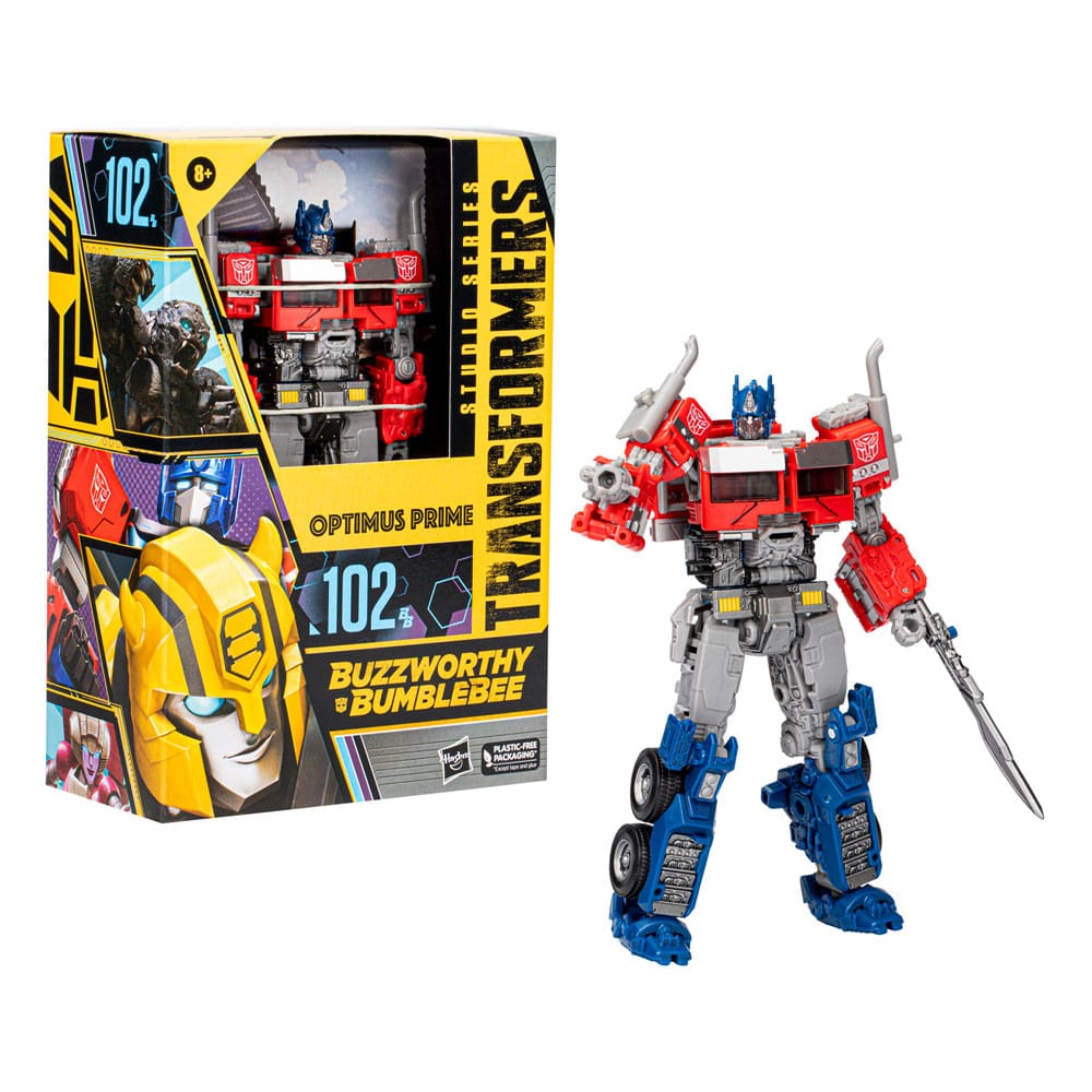 Transformers: Rise of the Beasts Buzzworthy Bumblebee Studio Series Action Figur 102BB Optimus Prime 16 cm Hasbro
