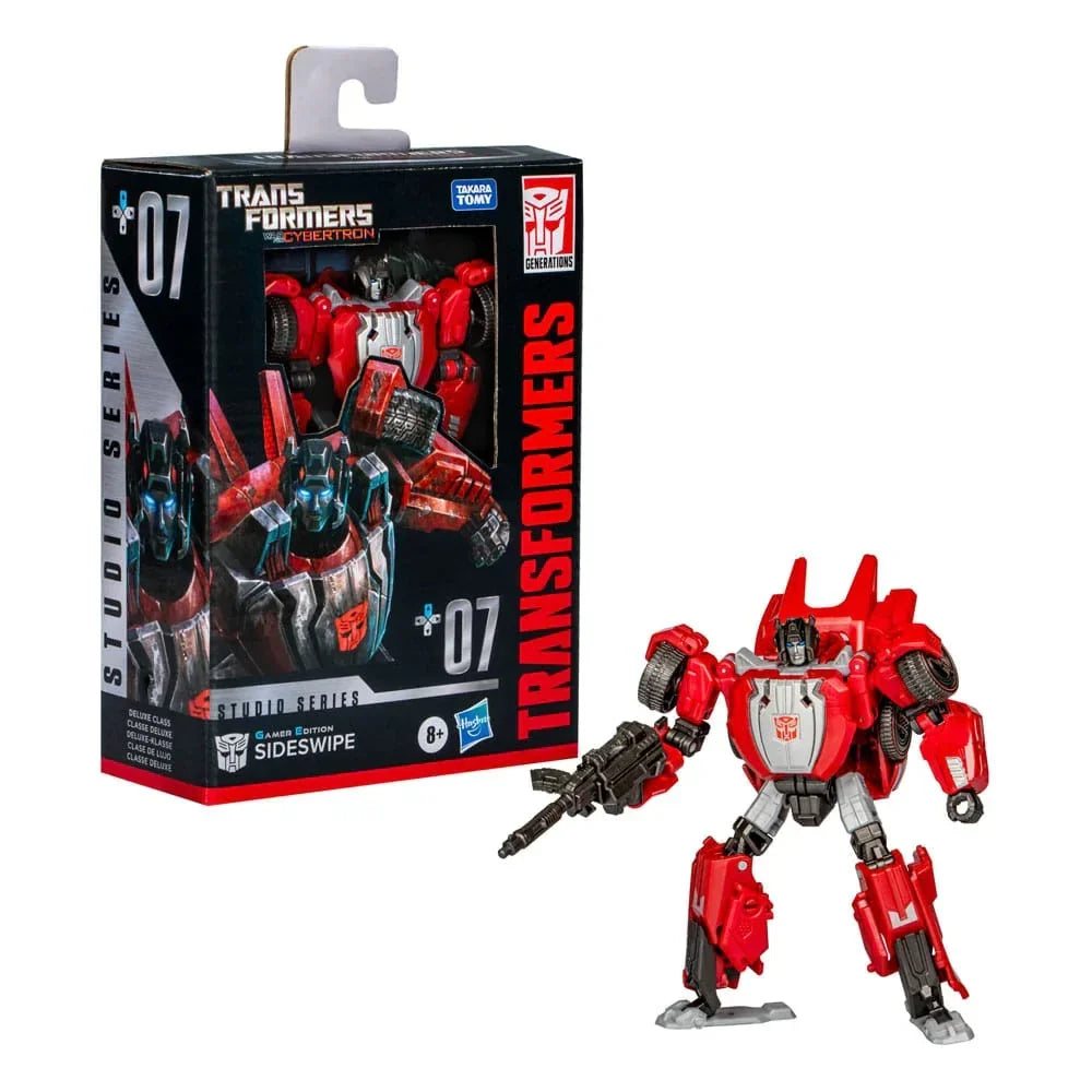 Transformers: War for Cybertron Studio Series Deluxe Class Action Figur Gamer Edition Sideswipe 11 cm Hasbro