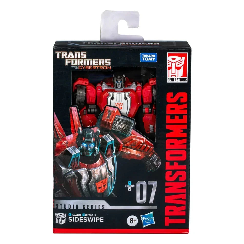 Transformers: War for Cybertron Studio Series Deluxe Class Action Figur Gamer Edition Sideswipe 11 cm Hasbro