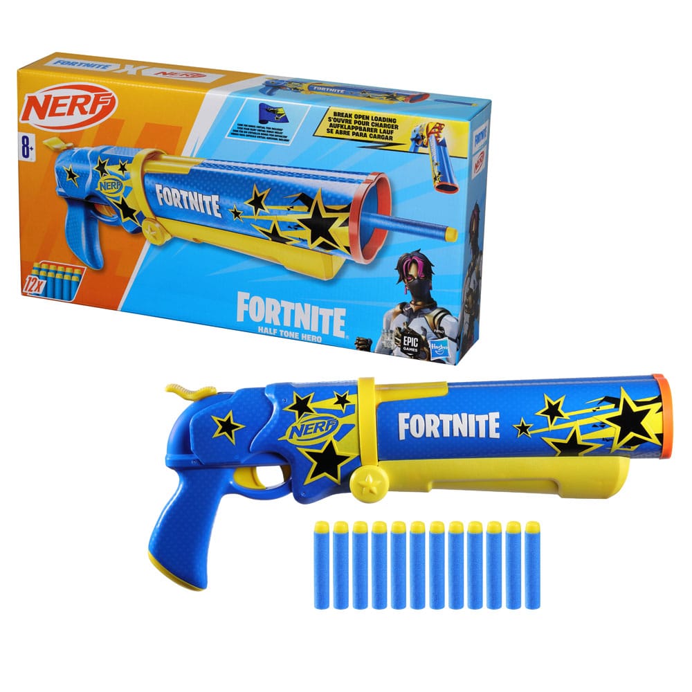 Fortnite NERF Half Tone Hero Blaster Hasbro