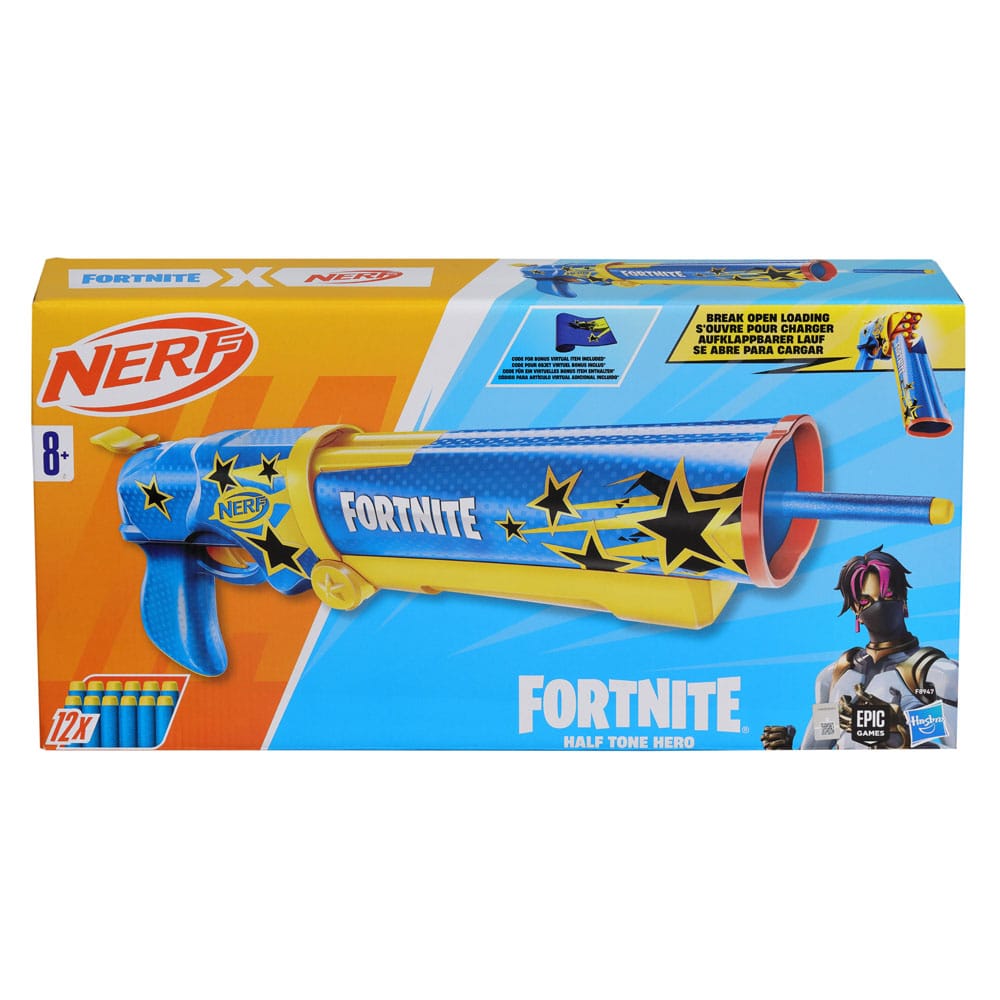 Fortnite NERF Half Tone Hero Blaster Hasbro
