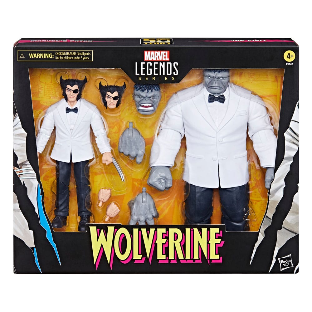 Wolverine 50th Anniversary Marvel Legends Action Figure 2-Pack Hasbro