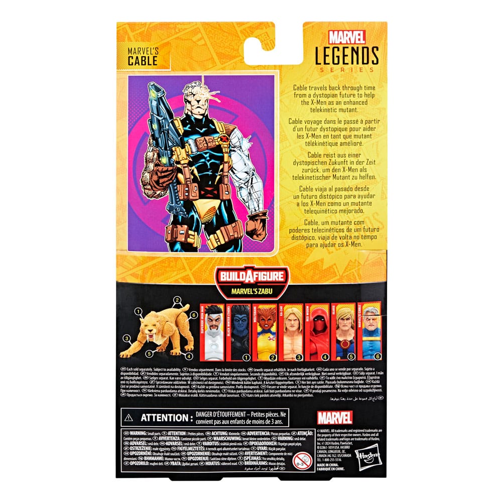 Marvel Legends Action Figur Marvel's Cable (BAF: Marvel's Zabu) 15 cm Hasbro