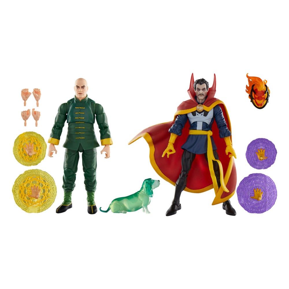 Doctor Strange Marvel Legends Action Figur 3-Pack - Doctor Strange, Wong & Bats 15 cm Hasbro