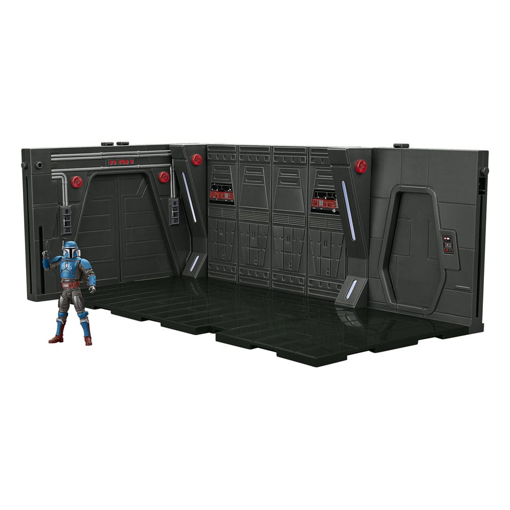 Star Wars: The Mandalorian Vintage Collection Tantive IV Hallway med Mandalorian Privateer Figur 10 cm Hasbro