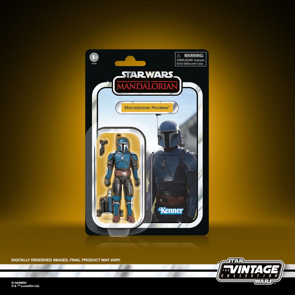 Star Wars: The Mandalorian Vintage Collection Tantive IV Hallway med Mandalorian Privateer Figur 10 cm Hasbro