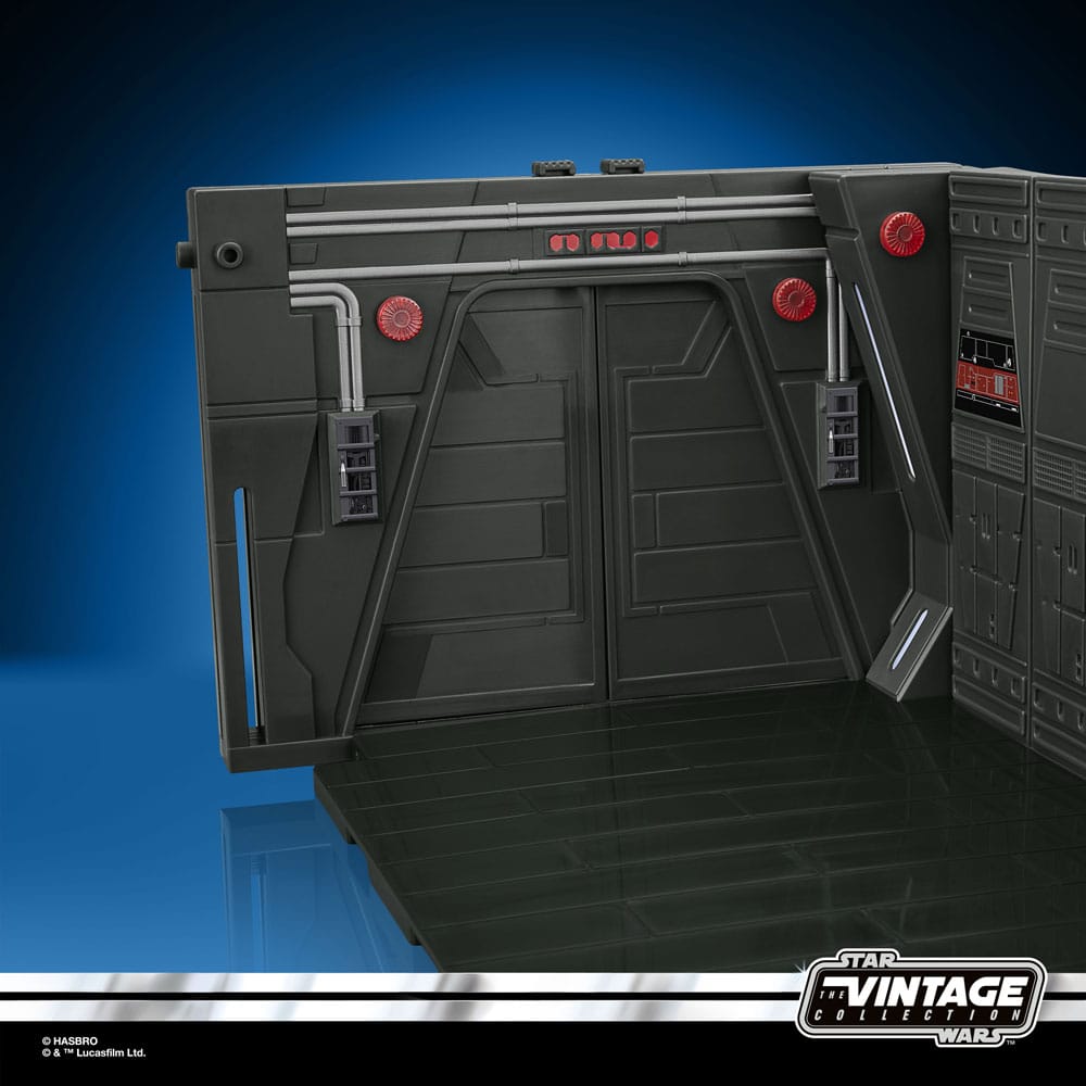 Star Wars: The Mandalorian Vintage Collection Tantive IV Hallway med Mandalorian Privateer Figur 10 cm Hasbro