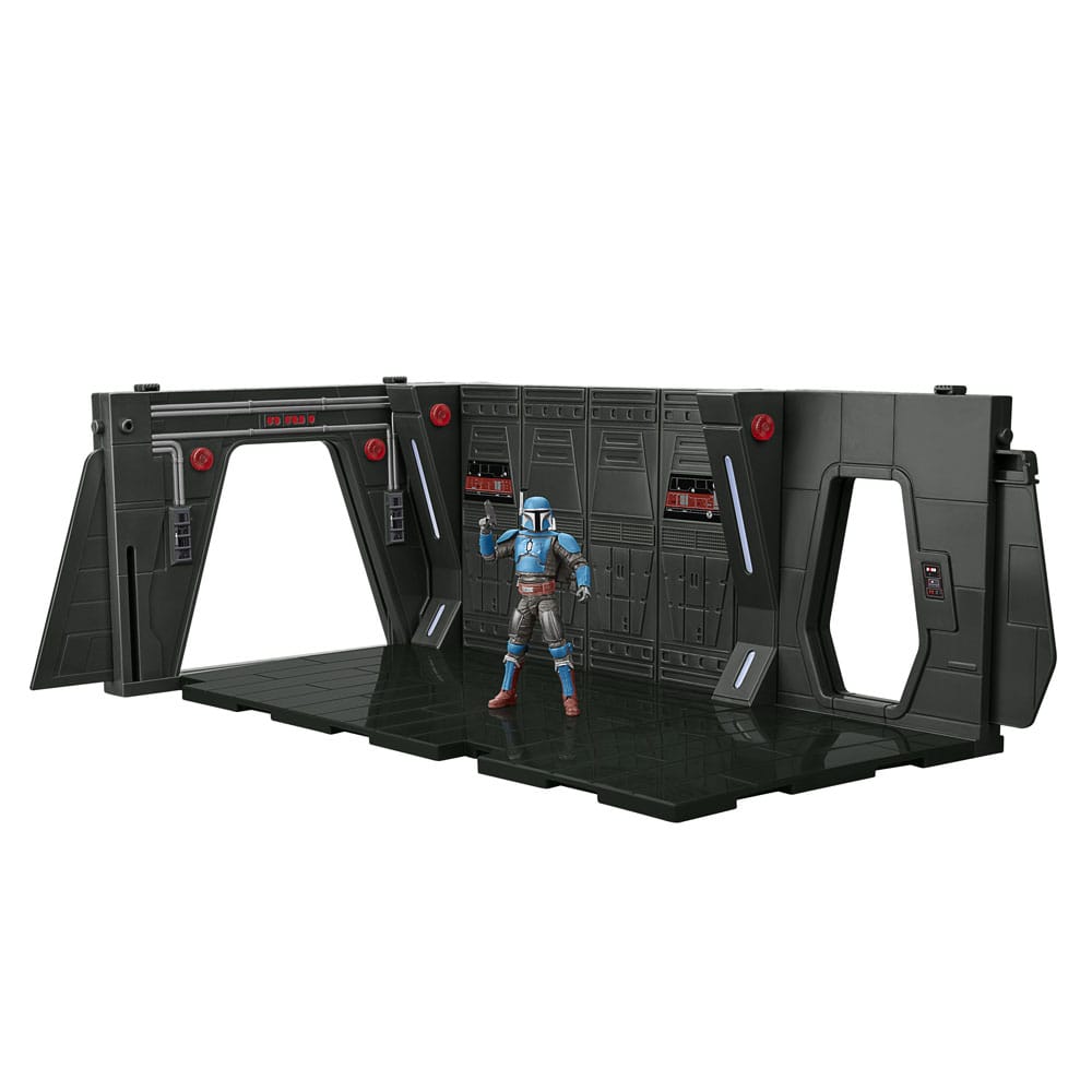 Star Wars: The Mandalorian Vintage Collection Tantive IV Hallway med Mandalorian Privateer Figur 10 cm Hasbro