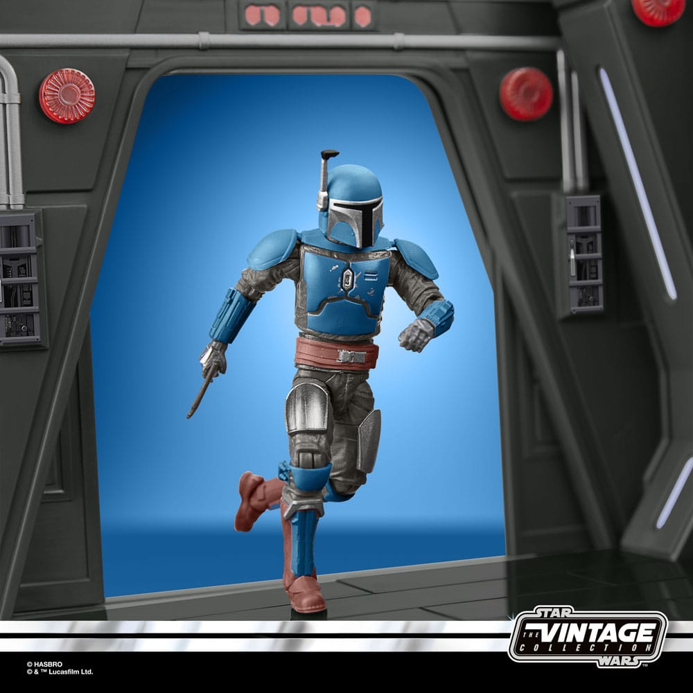 Star Wars: The Mandalorian Vintage Collection Tantive IV Hallway med Mandalorian Privateer Figur 10 cm Hasbro